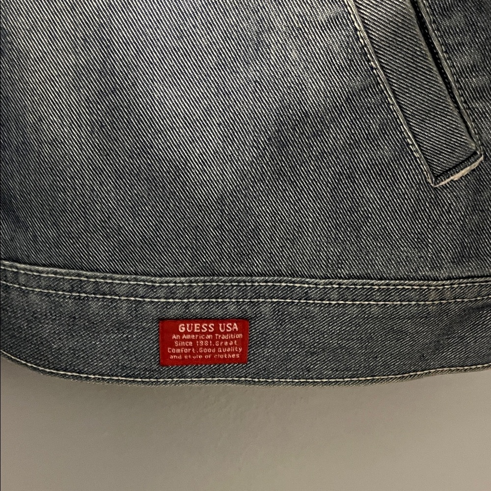VTG Y2K Guess Denim Jacket - Picture 3 of 5